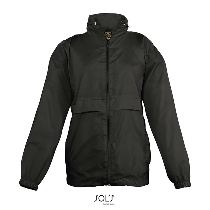 Veste coupe vent publicitaire enfant 210g - SURF Noir 1